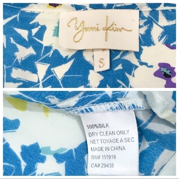 Yumi Kim Silk Floral Dress Elastic Waist Small - Picture 7 of 8